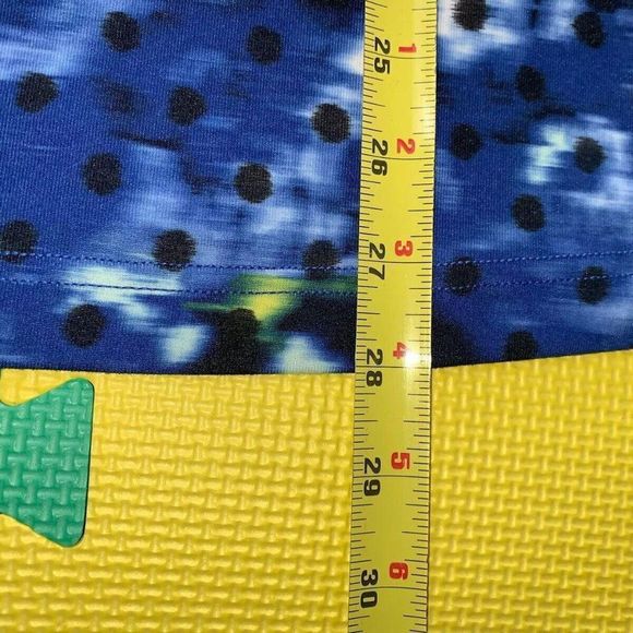 Lululemon Cool Racerback Windy Blooms Saphire Blue Multi Fitness Tank Size 4? - Picture 8 of 8